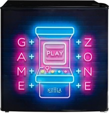 Kuhla KTTF0E6B-1019 Table Top Mini Fridge with Game Zone Design 45L Black