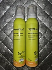 DevaCurl SuperMousse Coconut Oil Infused Volumizer, Superfruits  5 fl oz Lot  2