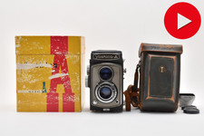 Yashica A 6x6 80mm F3.5 TLR Medium Format Film Camera JAPAN Good  246