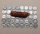 Roll of 40 George Washington Quarters, 90% Silver, Circulated   [GL-6]