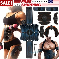 Abdominal EMS Muscle Stimulator Belt Electric Fitness Toning Belly Waist Trainer