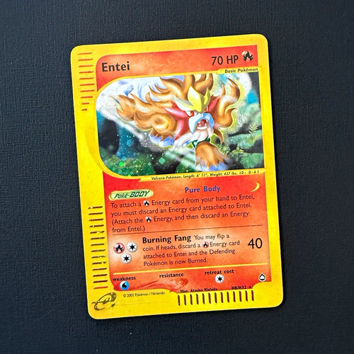 Pokemon TCG  Entei (H8) - Aquapolis (AQ)  EN 70 NM