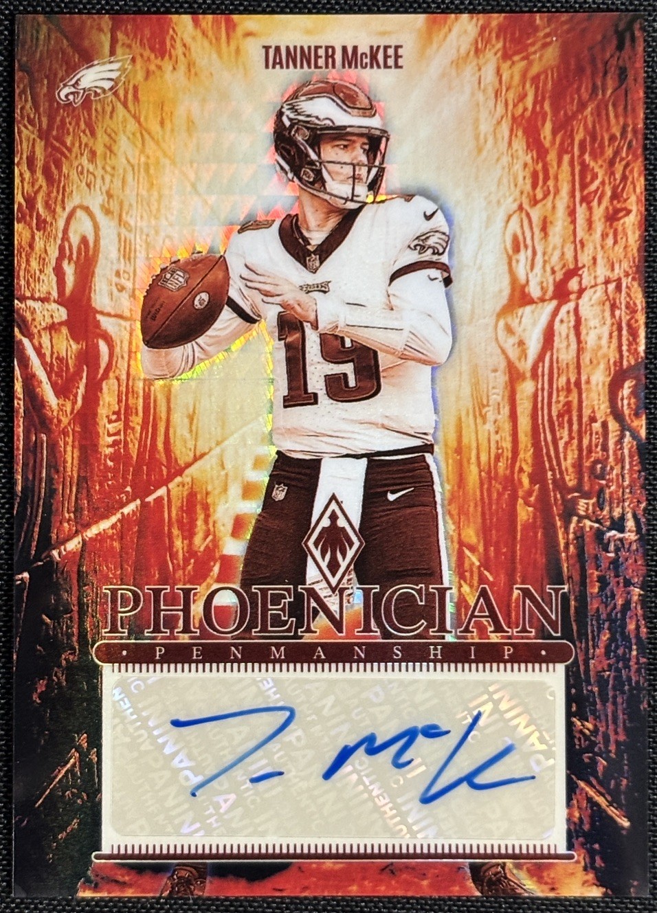 2024 Panini Phoenix Tanner McKee Phoenician Penmanship Auto Hyper #PP-TME