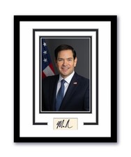 Marco Rubio Autographed Signed 11x14 Framed Photo Secretary Of State MAGA ACOA