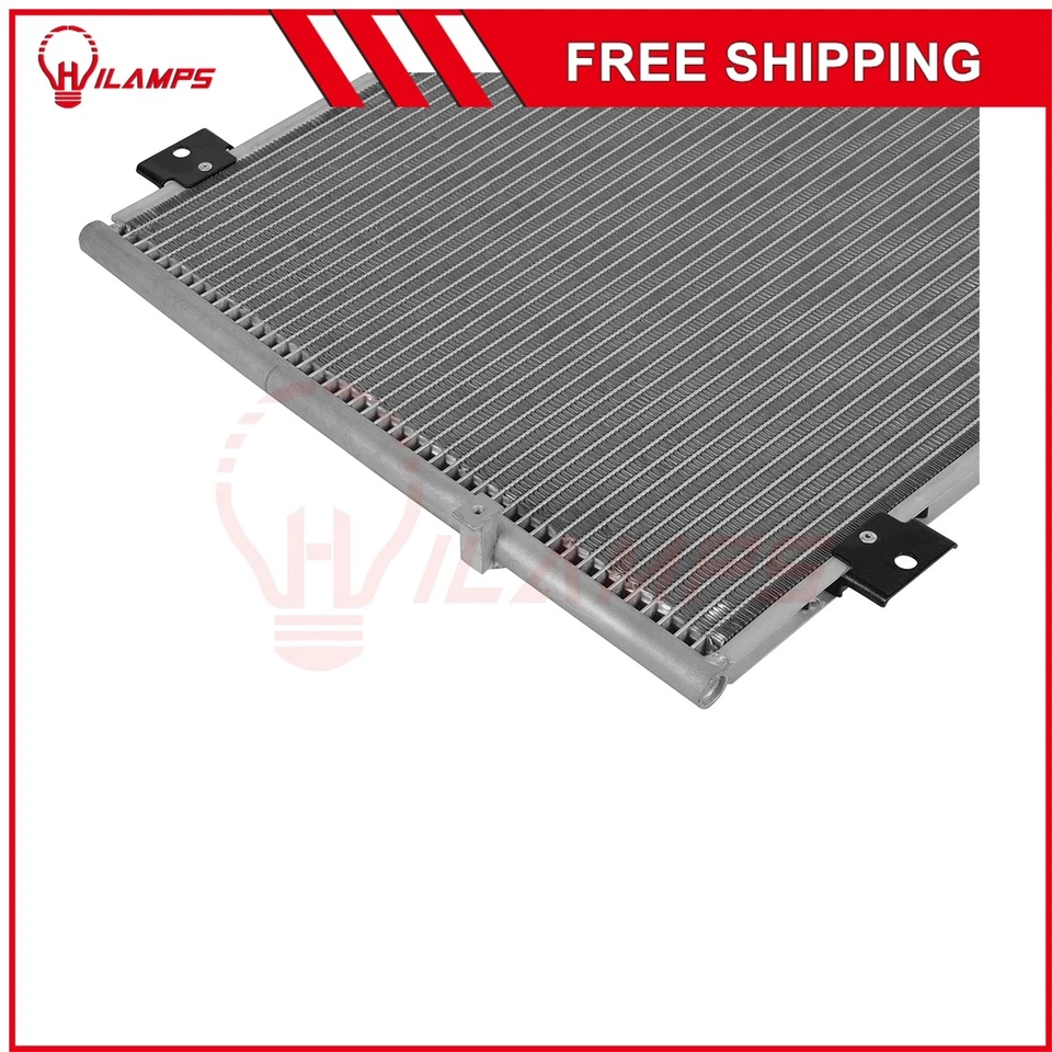 Condensador de aire acondicionado de aluminio para camioneta Dodge Dakota 2005-2011 cabina 4 puertas 3,7 4,7 L Foto 3 de 4