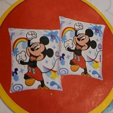 Inflatable Armbands Mickey Mouse Ages 3-6 Disney Pool Swim Floaties New