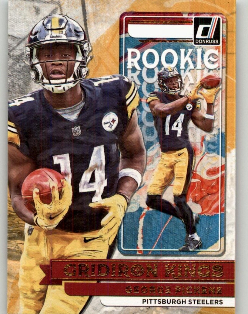 2022 Donruss George Pickens Rookie Gridiron Kings #RGK-15 Pittsburgh Steelers