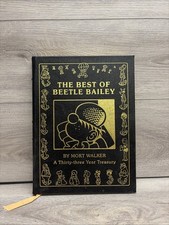 NEW SEALED Easton Press The Best Of Beetle Bailey by Mort Walker Signed