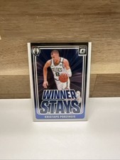 2024-25 Donruss Optic Winner Stays Holo #9 Kristaps Porzingis