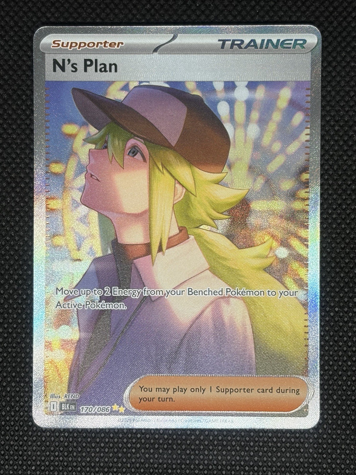 N's Plan 170/086 Sv: Black Bolt Holo