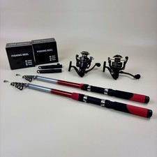Allround Set Teleskoprute 3,60m | 6000 Rolle Angelset Combo Karpfen Brandung NEU