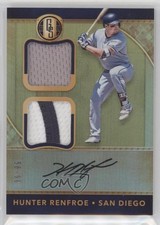 2017 Chronicles Gold Standard Rookie Jersey Double 9/99 Hunter Renfroe Auto 1u6