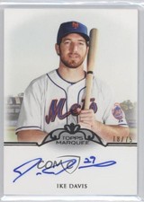 2011 Topps Marquee Monumental Markings 18/75 Ike Davis #MM-ID Auto 0m7