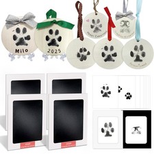 Inkless Pet Paw Print Kit,Dog Nose Print Kit,Ink Paw Print Ornament for Dogs ...