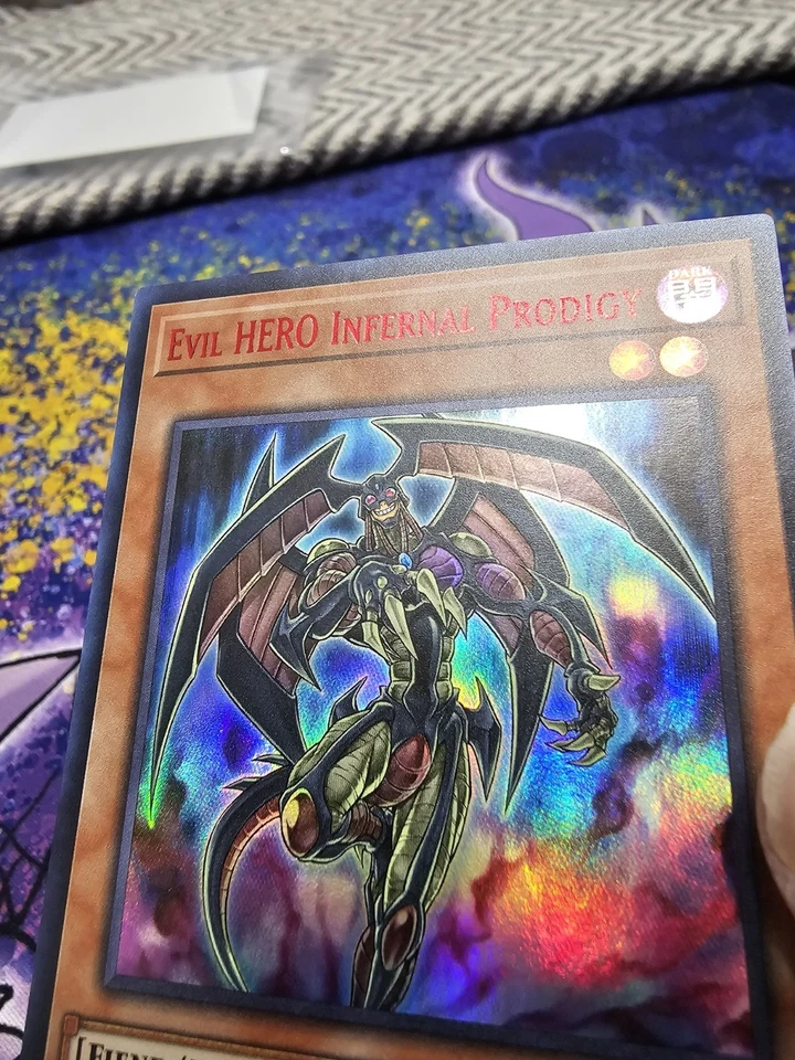 Evil HERO Infernal Prodigy (Red) LDS3-EN024 Legendary Duelists: Season 3 1st Ed - Image 2 of 3