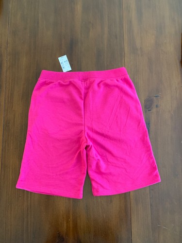 The Childrens Place Girls XL 14 Active French Terry Shorts Black, Pink, Set of 2 - Picture 3 of 8