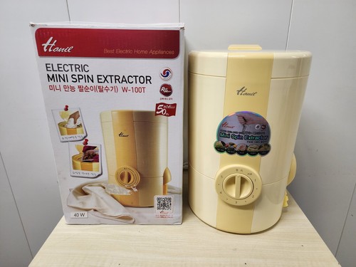 Hanil 120V Portable Mini Spin Water Extractor Laundry Food W-100T USA Plug