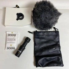 Rode VideoMic Me-c Condenser Mic with Windjammer for iPhone 15 Pro Used
