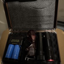 450nm hefty handheld laser. AKA Blue Demon / Zeus XTR / Jupiter / GRAVITAS