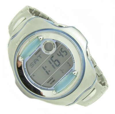 Baby G Shock Casio Damen Armbanduhr MSG-140 Alarm Licht Blau 10ATM Batt neu S201