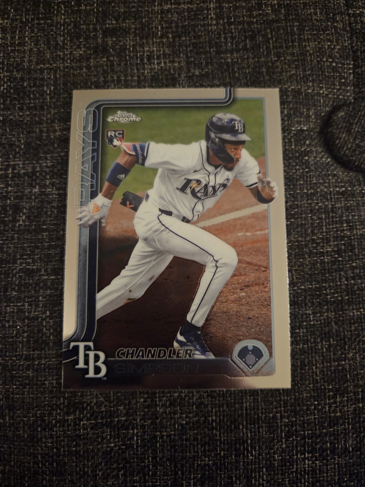 2025 Topps Chrome Update #USC179 Chandler Simpson RC Rays