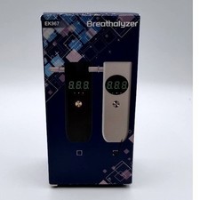 Portable Breathalyzer for Home Use White EK967 with Digital Case New in Box