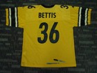 JEROME BETTIS BUS #36 PITTSBURGH STEELERS STARTER GOLD YELLOW NFL GAME JERSEY XL — photo 7