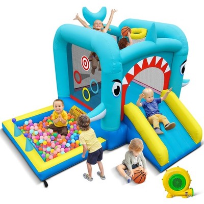 Culaluva Inflatable Bounce House: Jump Bouncer Castle Slide Combo - 7 in 1 fo...