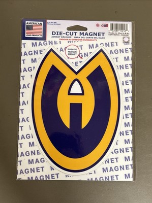 #ad University Of Wisconsin UW EAU Claire Blugold Football Cut Magnet NEW $10.88