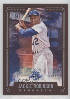 2017 Panini Diamond Kings Variation Brown Framed 22/49 Jackie Robinson HOF 0e1b