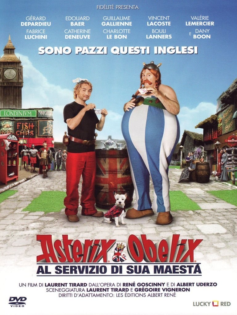Dvd ASTERIX E OBELIX AL SERVIZIO DI SUA MAESTA con Gerard Depardieu nuovo 2012
