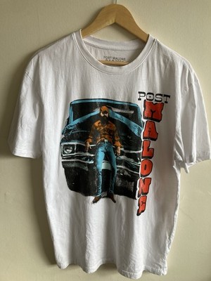 Post Malone T Shirt 2024 Tour Size S Posty Co white Country and Western