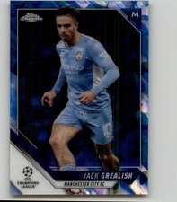 2021-22 Topps Chrome Sapphire Edition UEFA Jack Grealish #190 Manchester City