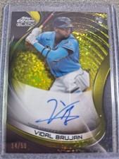 2022 Topps  Chrome Black Vidal Brujan #CBA-VB Autograph /50 AJ500