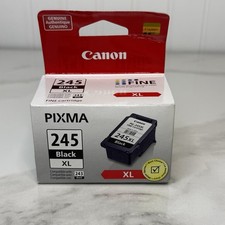 Genuine Canon PIXMA PG-245XL Black Ink . High yield, more prints, NEW