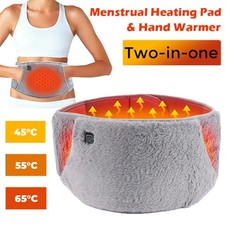USB Electric Heating Menstrual Heat Pad Belt For Period Pain Relief Cramps Waist