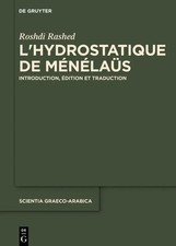 Lhydrostatique de Ménélaüs | Roshdi Rashed | Französisch | Buch | VII | 2020