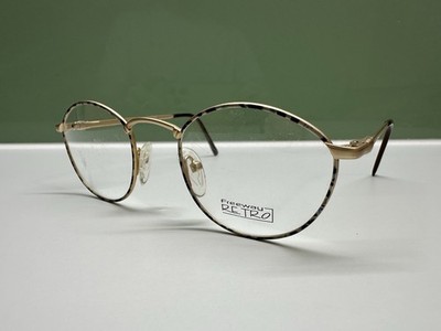 Freeway Retro Collection 616 Gold/Grau 49x21 Brille Brillengestell