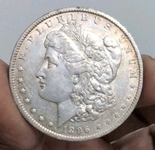 USA! Key Date! 1896-O Morgan Silver Dollar in Nice aUnc Grade!