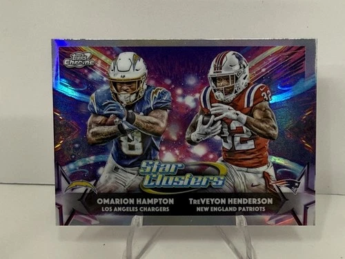 2025 Topps Cosmic Chrome TreVeyon Henderson/Omarion Hampton Base (RAW)