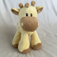Toys R Us Geoffrey Giraffe Baby Plush 9  Lovey Floppy Feet Yellow 2015 Stuffed