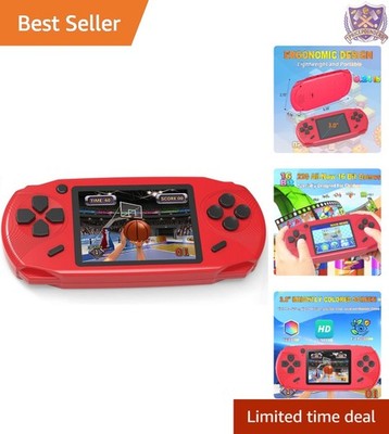 Handheld Retro Video Game Console Plastic 3 Inch Screen Rechargeable Kids Toy