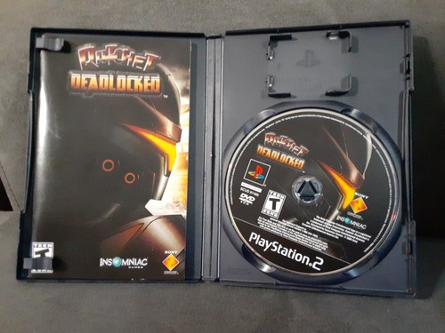 Ratchet: Deadlocked Sony PlayStation 2 PS2 CIB completo/con manuale TESTATO FUNZIONANTE - Foto 3 di 5