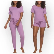 NWOT Felina 3-Piece Lounge Set  Size Large  Lavender - 134L