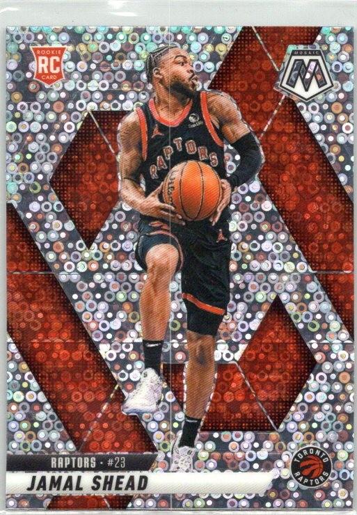 2024-25 Panini Mosaic #201 Jamal Shead Fast Break Silver Mosaic