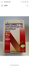 Nicorette Nicotine Polacrilex Gum 4mg Cinnamon Surge 100 Pieces Anti Smoking