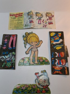 Rainbow Brite Colorforms Play Set Vintage Hallmark 1983 Replacement Parts