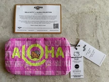 Aloha Collection x Hello Kitty Palaka Mini Pouch Sun Kissed Hawaii Exclusive