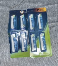 Oral-B Replacement Brush Heads 8 Pack New Sealed Pkg NIP Floss Action Vitality