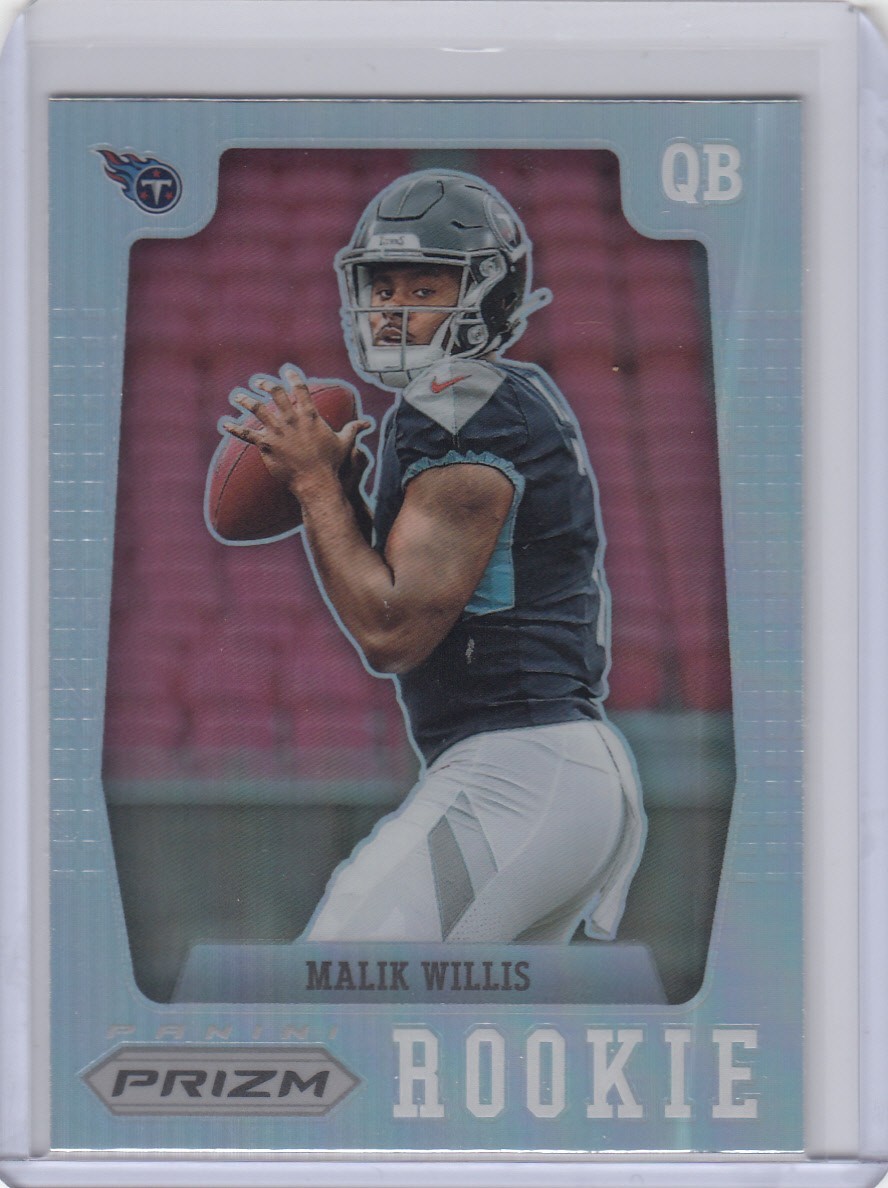 Malik Willis RC â–ª 2022 Prizm Flashback SILVER Prizm #PFR-3 Rookie Dolphins